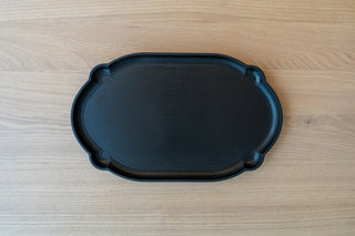 Italian tray black S