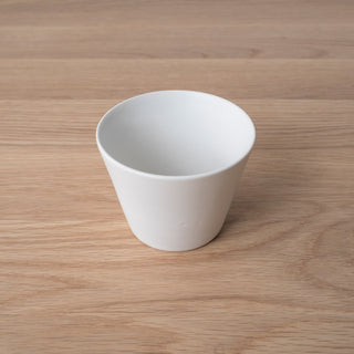Tea cup Cone matte M White